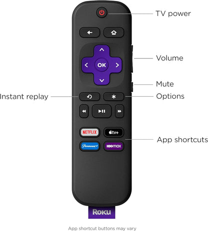 Roku Streambar SE | 2-in-1 TV Soundbar with Built-in 4K/HD/HDR Streaming, Premium Speakers, & Enhanced Speech Clarity for Crisp, Clear Dialogue - Quick Guided Simple Setup