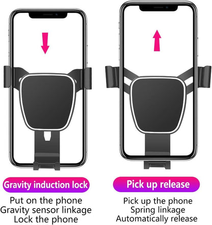 LUNQIN Car Phone Holder for Alfa Romeo Giulia 2017 2018 2019 2020 2021 2022 2023 Car Accessories Navigation Bracket Interior Decoration Mobile Phone Holder