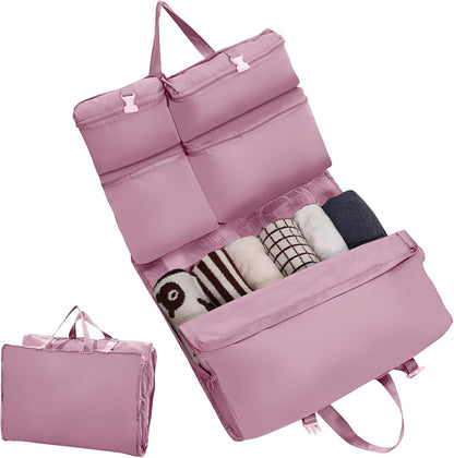 Foldable Suitcase Bag, Lightweight Luggage Organizer, Portable Compression Packing Bags, Ideal for Airplanes, Workout Gym, Toddler Gear, Clothing, Travel 28.74x17.32 Inch