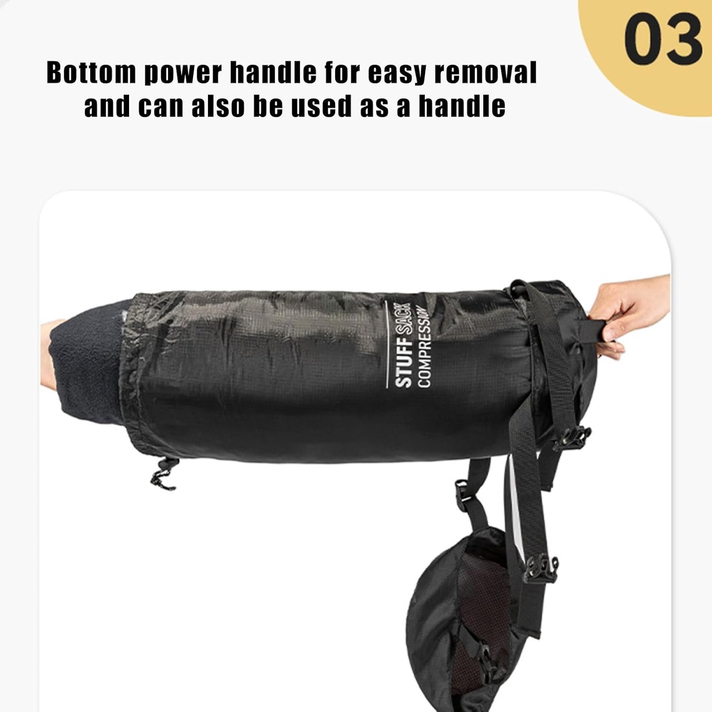Backpacking Compression Bag - Waterproof Travel Compression Bags | Lightweight Outdoor Gear, Breathable Hiking Supplies for Adventures