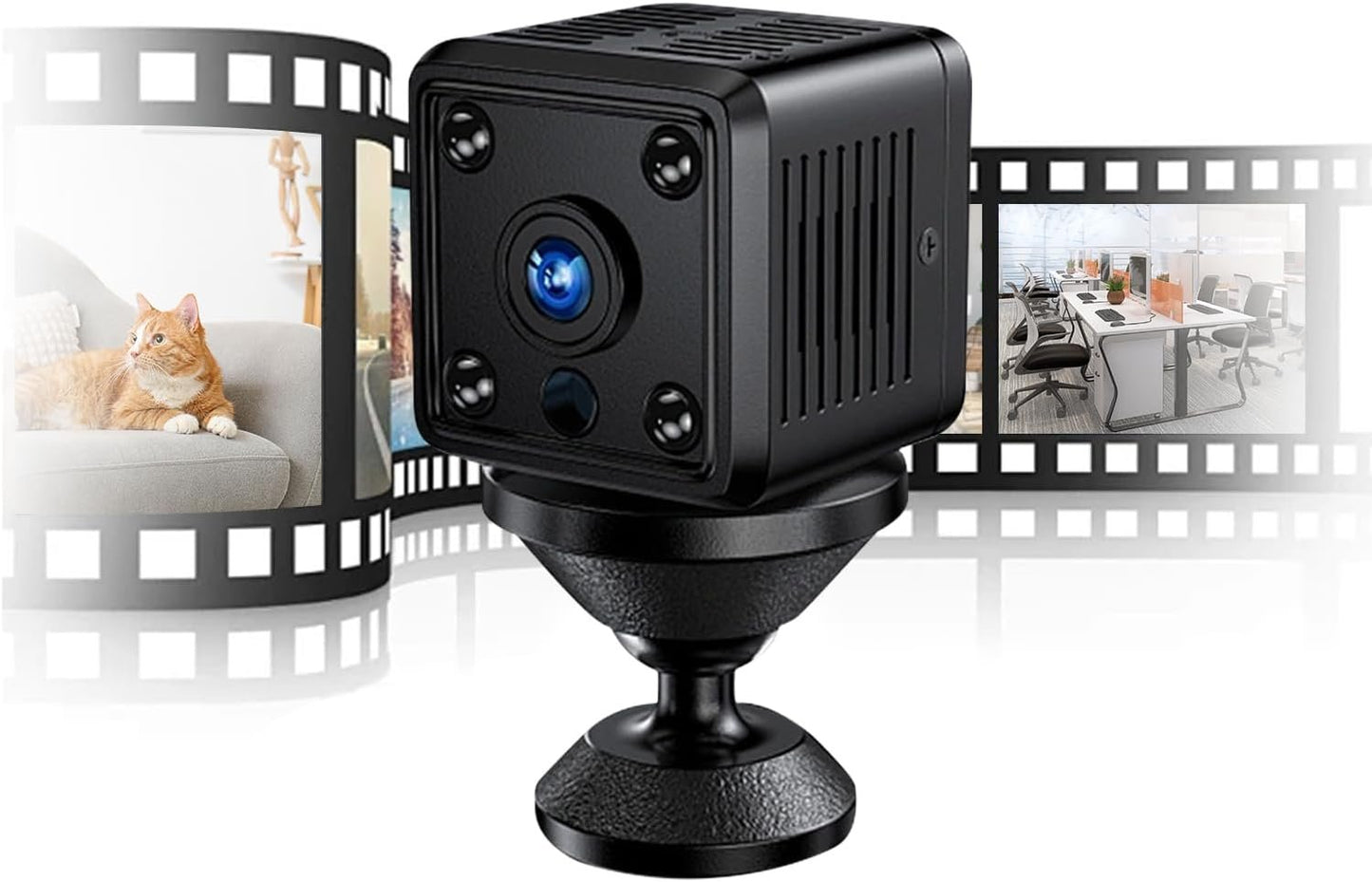 Hidden Camera - 1080P HD Security Camera with Phone App Alerts,Motion Detection and Night Vision for Outdoor Surveillance - Wireless Car Surveillance