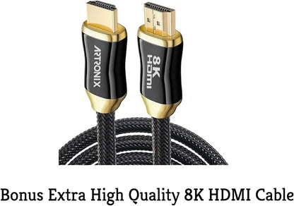 Formuler Z11 Pro Max Android 11 Wireless Ax 2x2 Gigabit LAN 4GB Ram 32GB ROM 4K + Extra 8K HDMI Cable + Extra Silicone Case Cover for Remote Control + Extra Magnetic Phone Car Mount