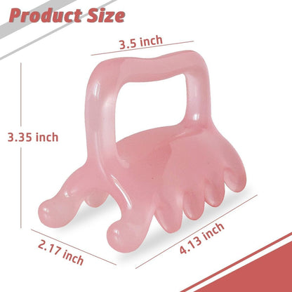 BIG SIZE Fascia Cellulite Massage Tool, Trigger Points Myofascial Release Tool for Neck, Shoulder, Back, Resin Body Massager Tension Relief Back (Pink)