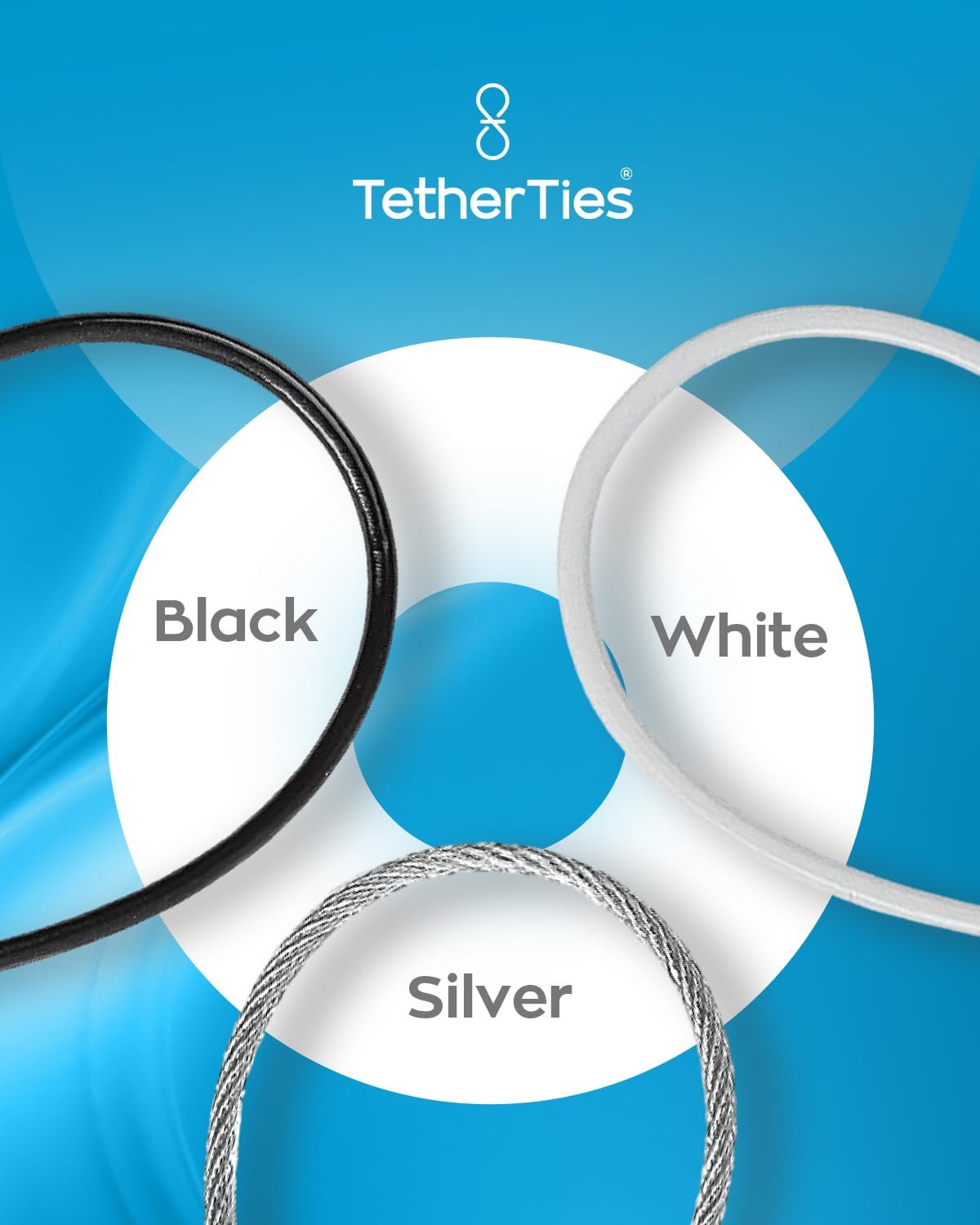 Patented Pre-Assembled Adapter Ties - Anti-Theft Cable Locks for Tools, Dongles, Tethers, Computer adapters. Steel Cable, Security Lock, Easy Installation with Free Crimping Tool