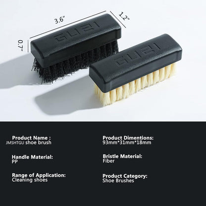 JMSHTGU Cleaning Shoe Essential Professional Cleaning Shoe Brush Plastic Soft Brush Hard Brush Household Cleaning Set Shoe Care Leather Care Shoe Brush for Cleaning (Essential kit)