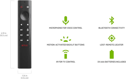 Nvidia Shield Android Tv 4K HDR Streaming Media Player, Dolby Vision, Google Assistant Built-In, Works With Alexa, Black