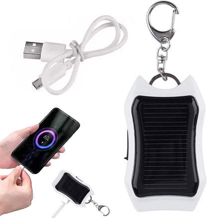 Compact Solar Bank, Waterproof Solar Charger Keychain, Solar Bank Charger, Waterproof Fast Solar Charger Keychain, Solar Battery Wireless Charging, Solar Charger Keychain, Compact Solar Bank Keychain