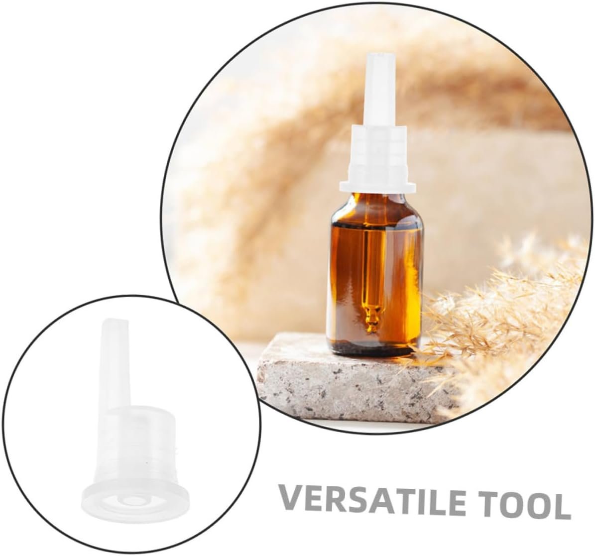PACKOVE 200Pcs Dropper Cap for Essential Oil Bottles Sealing Plug for Aromatherapy Containers Durable Leak