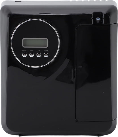 Aromatherapy Diffuser, Built in Fan Air Purification Professional Wall Mounted Essential Oil Diffuser 110‑220V for Home (Black)