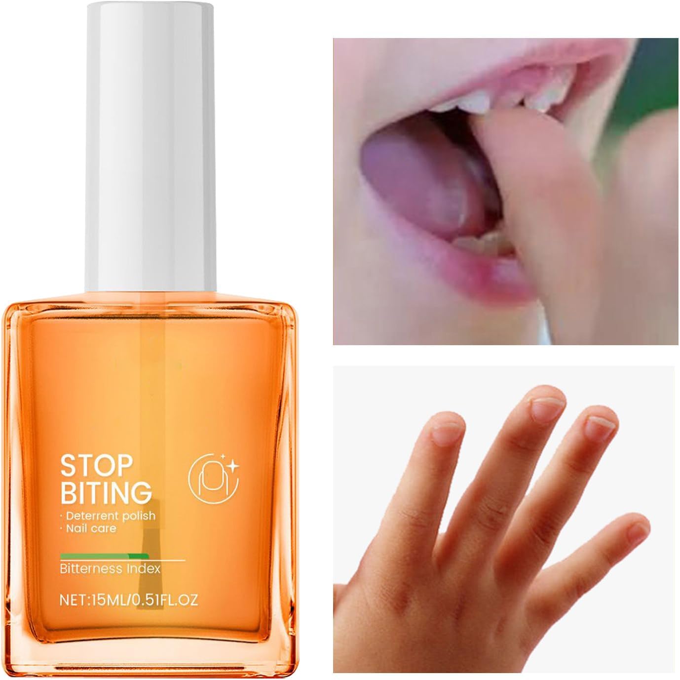 Kids Anti Nail Biting, Portable Anti Polish, Strengthener Care Oil, 1.42 x 0.71 x 3.27 inches, Stop Hydrating Solution, for Adults, Toddler, Baby, Thumb Sucking Prevention