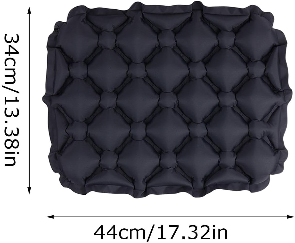 Inflatable Cushion Seat, Lightweight Travel Cushion, Airplane Seat Pad, Camping Gear Cushion, Lightweight Inflatable Comfortable Travel Seat Cushion for Truck Drivers and Camping