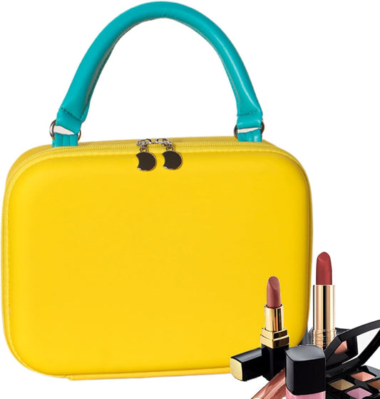 Makeup Bag, Toiletry Organizer, Portable, Flexible Compartments, Spacious and Stylish Travel Pouch for Girls, Family, Friends, Outdoor, Gym, Colleagues, 9.45x3.15x7.09 inches