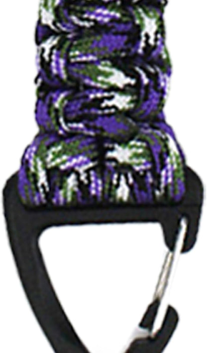 Paracord Keychain,Paracord Carabiner Clip with Strap - Quick Release Triangle Buckle Lock Clip for Women Men Outdoor Camping Hiking Travel Gear