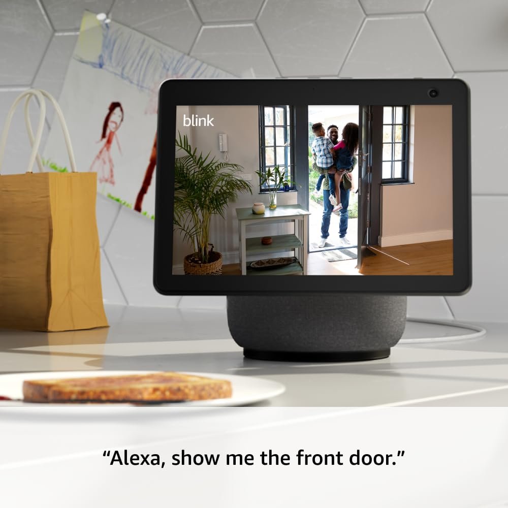 Introducing Blink Mini 2 â€” Plug-in smart home security camera, motion detection, HD night view in colour, built-in spotlight, two-way audio, Works with Alexa â€” 2 Cameras (Black)