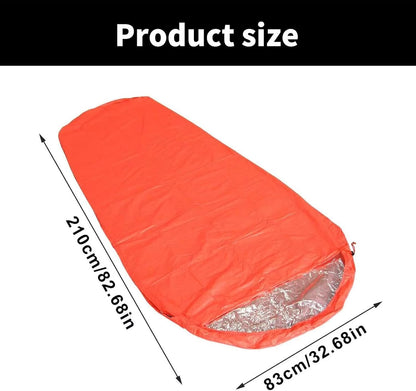 LFRXION Sports and Entertainment,Emergencies Bivvy Bag Thermal Survival Sleeping Bag Warm Tube Tent Survival Bivvy Bag Waterproof Emergencies Blanket