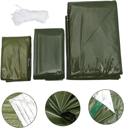 BESPORTBLE Emergency Tent Portable Emergency Blanket Camping Outdoor Tent Portable Portable Tent Thermal Sleeping Mat Emergency Sack Tents Pe Tear-Resistant Material Orange