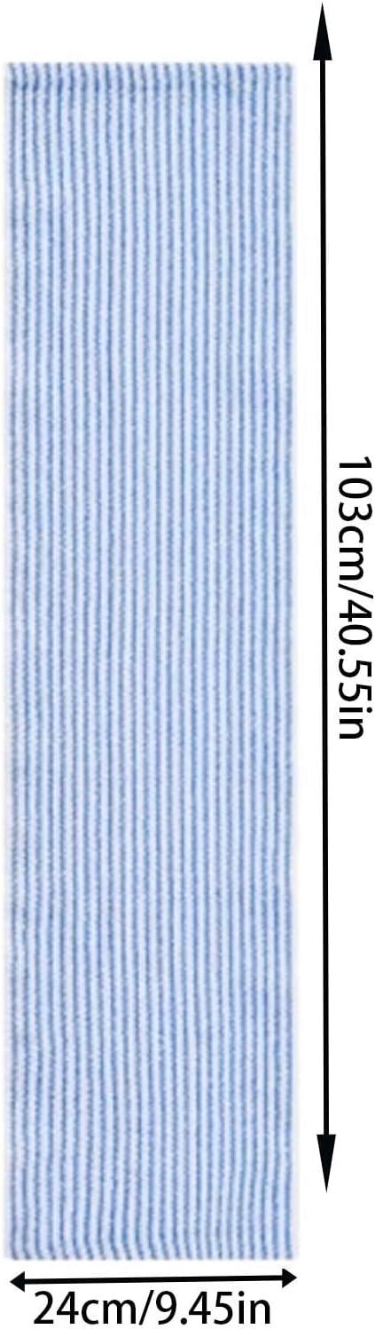 Iouyjiu 9.4 x 40.5 Inch Body Scrub Towel, Back Scrubber Washcloth, Reusable Beauty Washcloth, Scrub Towel Back Washcloth Shower Towel for Deep Cleaning, and Skin Care Essential Tool