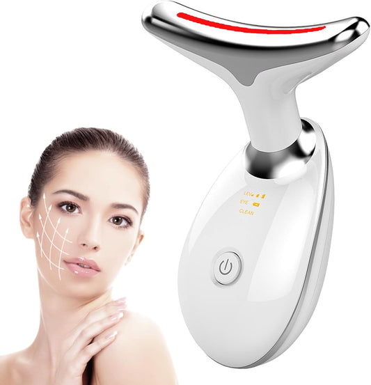 Uonkeus 3-in-1 Beauty Device,Facial and Neck Massager,Multifunctional Skin Care Tools
