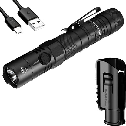 NITECORE MH12 v2 1200 Lumen USB-C Rechargeable Tactical Flashlight
