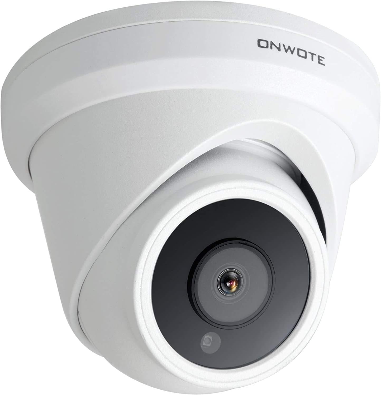 ONWOTE 4K 8MP UltraHD PoE IP Security Camera, AI Human Vehicle Detection, 3840x2160 8 Megapixels, 128° FoV, Video Audio, Indoor Outdoor, Commercial Wired Camera for Business, Add-on to PoE NVR System