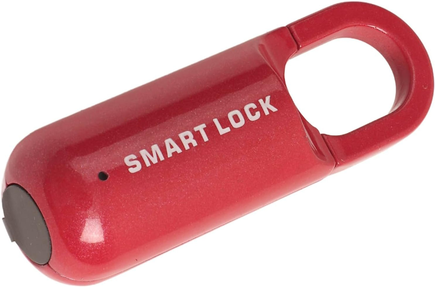 Blocco delle Impronte Digitali Antitheft Security USB Posta di Tiro Ricaricabile per la Custodia per Bagagli (BLACK) (rosso)