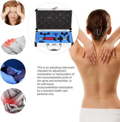 Spine Correction Gun, 6 Levels Manual Spine Activator Chiropractic Therapy Massager Tool Adjustment Massager(02)