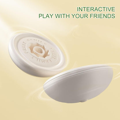 Nuytghr Rotating Top, Cartoon Fruit, 6.5x5.8x5.3cm, Learning Toy, Educational Play, Balance Game, ABS, Lightweight Build, Preschool Classroom, for Home School Activity Use