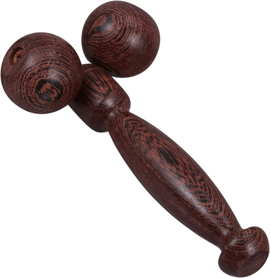 BCOATH Elegant Wooden Face Massager Portable for Body Face Arms Legs Aging Skin Tightening Tool