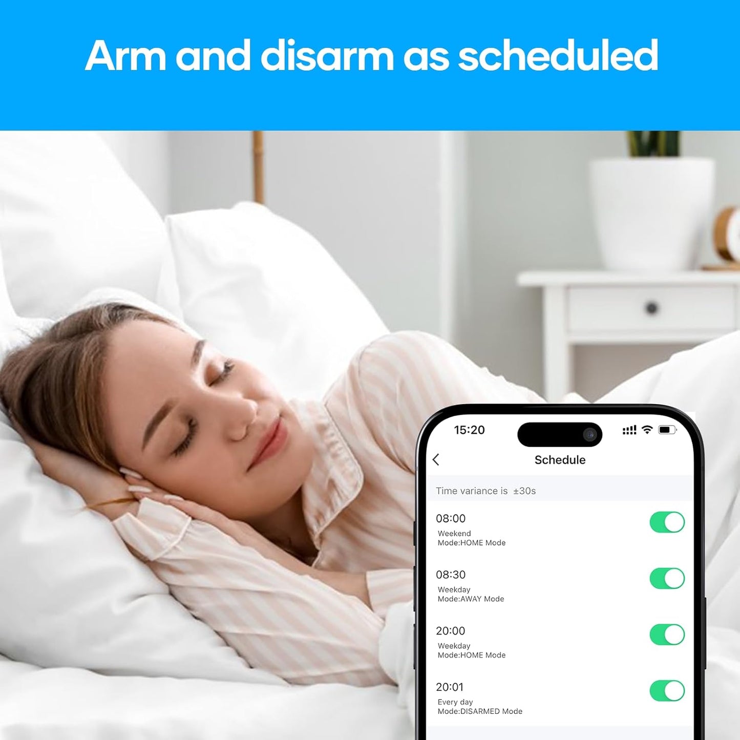 AGSHOME Wireless Home Alarm System, App Push Reminder, DIY Wi-Fi Alarm Kit with 1 Siren, 10Sensors, 2 Remote Controls and 1 Motion Sensor, 1 Keyboard, Home Anti-Theft Works with Alexa