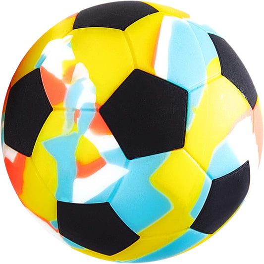 Palle Massaggianti | Forma Palla da Calcio per Massaggio Muscolare - Attrezzo Sportivo in Silicone, Elastici per Yoga, Palestra e Spostamenti, Adatta per Mani, Piedi e Schiena