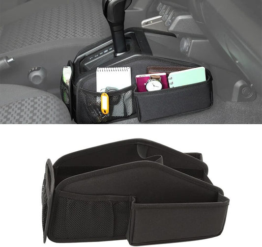 Car Gear Shift Storage Bag Organizer Tray Suitable for Suzuki Jimny 2019 2020 2021 2022 2023 JB64, JB74 Car Interior Accessories