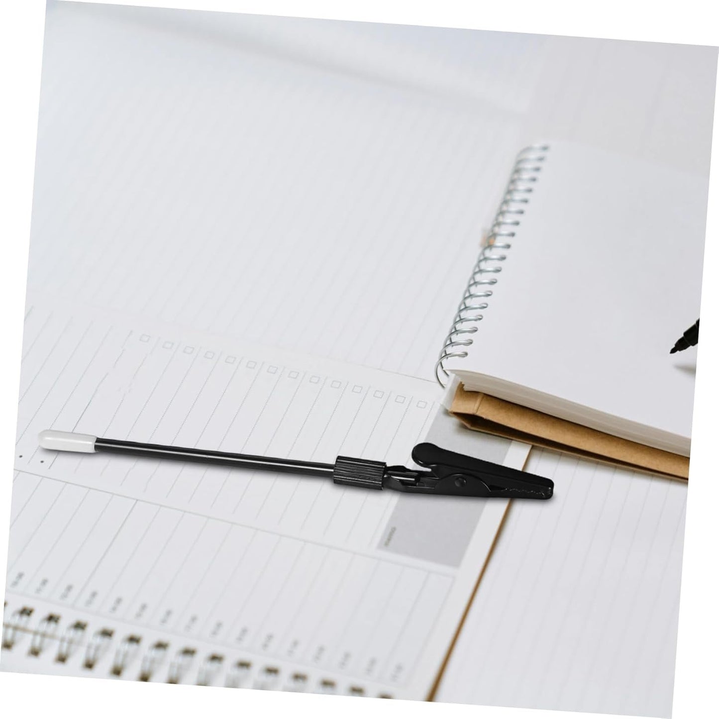 Gatuida 4PCS Metal Wire Alligator Clip Long Tailed Photo Holders for Cards Memos DIY Note Clips for Crafts Workspace Organization