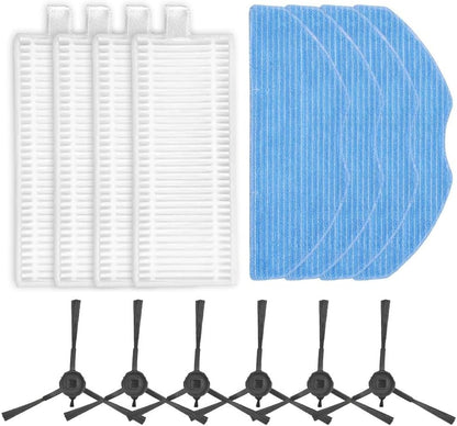 For Ezviz Vacuum Cleaning Essentials Replacement Filters, Mop Cloths & Side Brush Sets Available Now