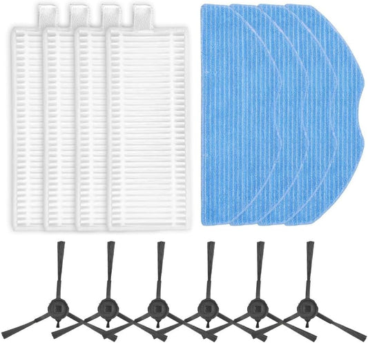 For Ezviz Vacuum Cleaning Essentials Replacement Filters, Mop Cloths & Side Brush Sets Available Now