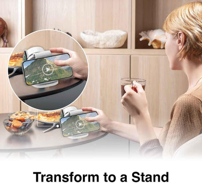 Laser 3 in 1 Travel Wireless Charging pad, USB-C, Apple, iPhone, Apple Watch, Airpod, Travel, Foldable, Carry Bag