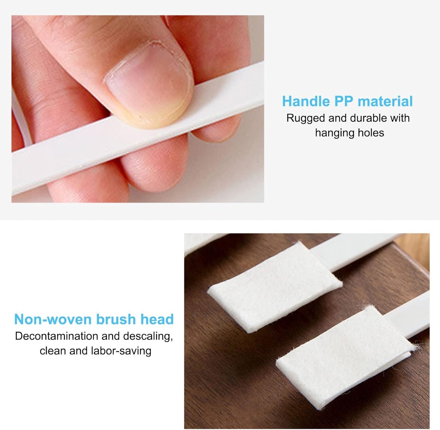 Disposable Crevice Cleaning Brushes, Disposable Toilet Bowl Brushes Crevice Hole Brushes Detail Cleaning Brushes for Toilet Corner, Window Groove, Door Track, Keyboard, etc(42 PCS)