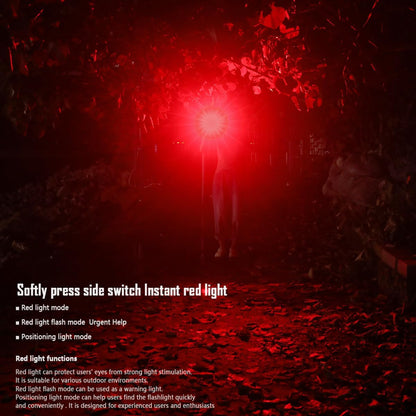 IMALENT BL70 EDC 6000 Lumens Rechargeable Torch, Small Pocket Size Mini Red Light Travel LED Flashlight Waterproof, Lightweight Tactical Torch for Camping, Fishing, Hiking