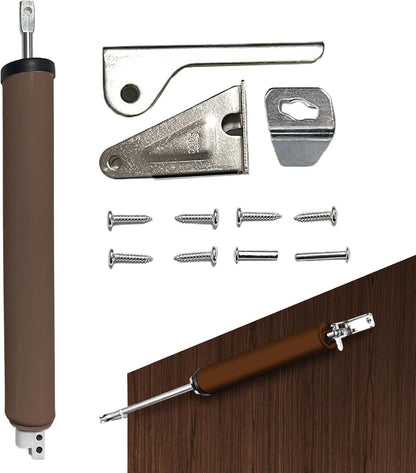Automatic Door Closer, Portable Doors Closure, Safety Home Supplies, Easy Install Closing Tool, Ideal for Apartment, Living Room, Dorm, Bathroom, Kitchen Use 9.69x35.43 Inch