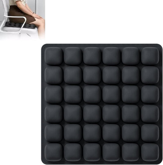 Travel Cushion,Portable Travel Cushion,3D Air Cell Seat Cushion,with 36 Air Bags,for Pressure Relief,Tailbone Protection,Suitable for Airplanes,Wheelchairs,Car Sets,Office Chairs