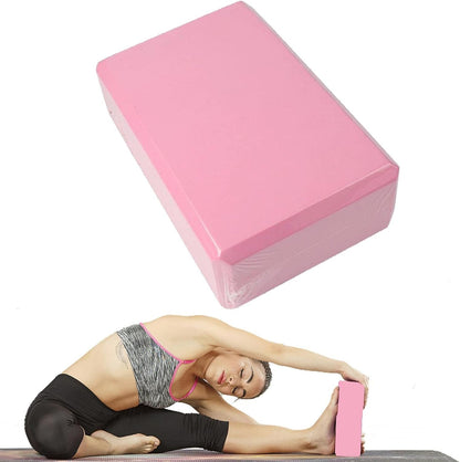 Foam Yoga Blocks - Soft Supportive Yoga Bricks with Non-Slip,Stretching Blocks for Yoga, Pilates, and Meditation, Yoga Accessories for