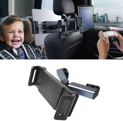 Car Tablet Holder, Car Tablet Holder, Headrest Tablet Holder, Tablet Holder for Car Seat, Provide Comfortable Visual Experience, Suitable for Long Distance Travel, Black