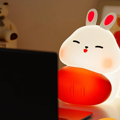 Bunny Lamp,Light Up Bunny - 3 Dimmable, Touch-Sensitive, Rechargeable, Night Light for Kids, Soothing Bedtime Ambience