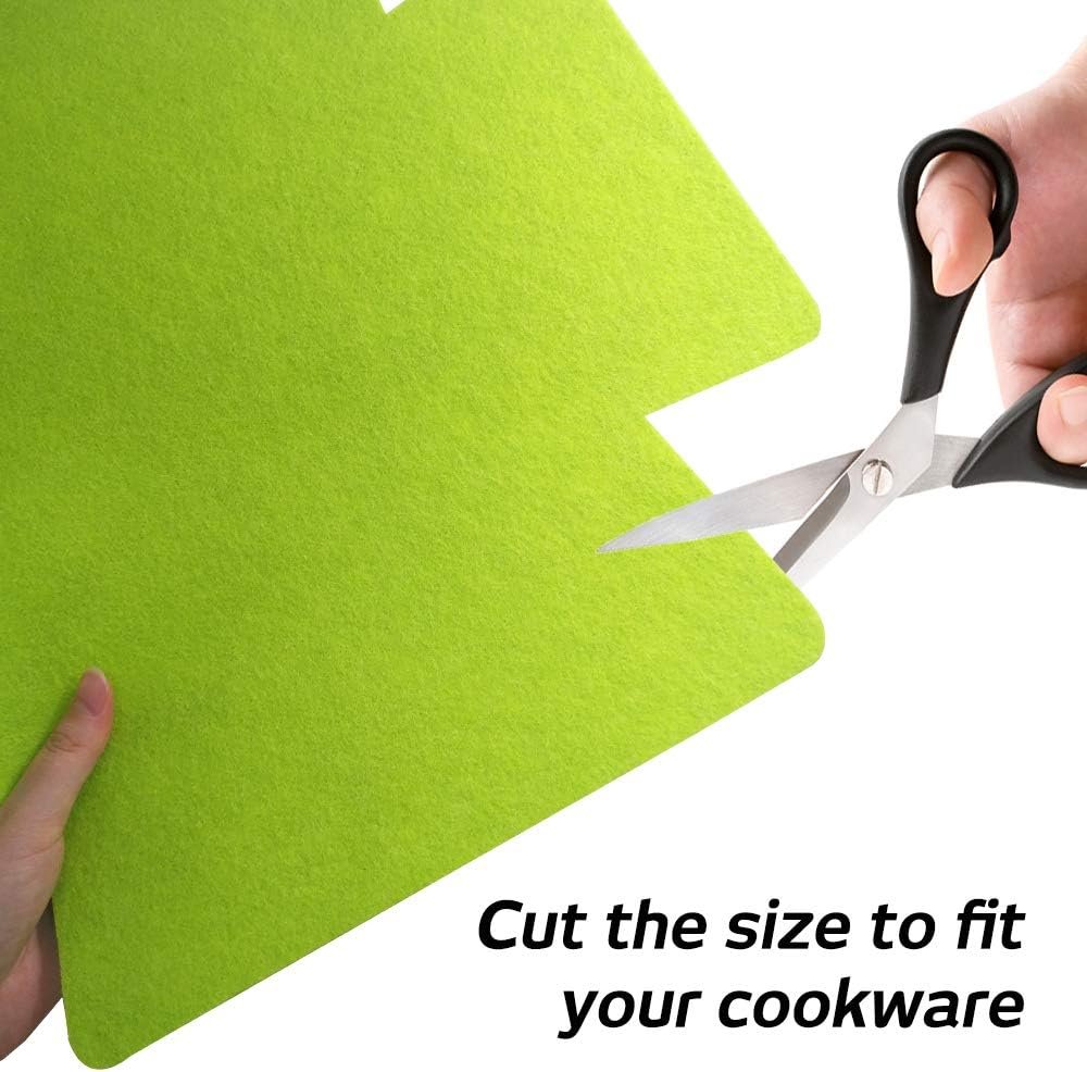 Set of 9, Bakeware Protectors, findTop 3 Different Sizes and Styles, Pan Stacking Protectors/Dish Scratch Protector/Pan Separator Pads to Protect Square and Rectangular Cookware