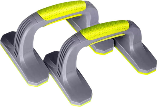 Push Up Handles, Pushup Grips, Upper Body Fitness Gear, Calisthenics Exerciser With Elbow and Wrist Protection, Push-Up Bar Set For Men, Floor Workout Equipment, 7.87 x 5.51 x 3.54 in