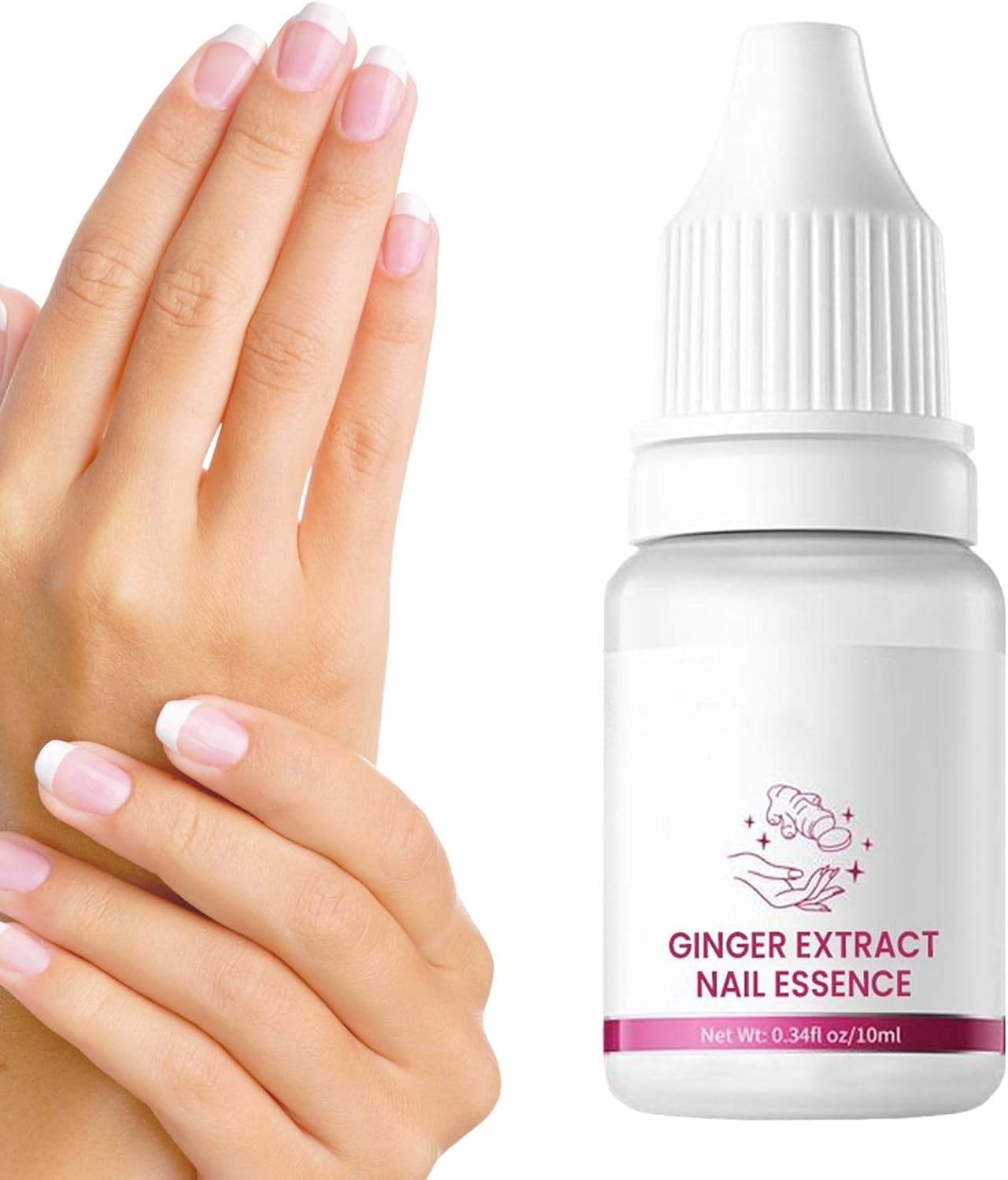 Nail Hardener, Natural Nail Growth Oil, Cuticle Repair and Softener, Strengthening for Foot Care, Fingernails, Yellow and Ingrown Nail Recovery, 10 ml