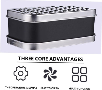 Didiseaon 1pc Grater with Storage Box Multifunctional Kitchen Gadget for Shredding Vegetables and Cheese Peeling Tool for Potatoes and More