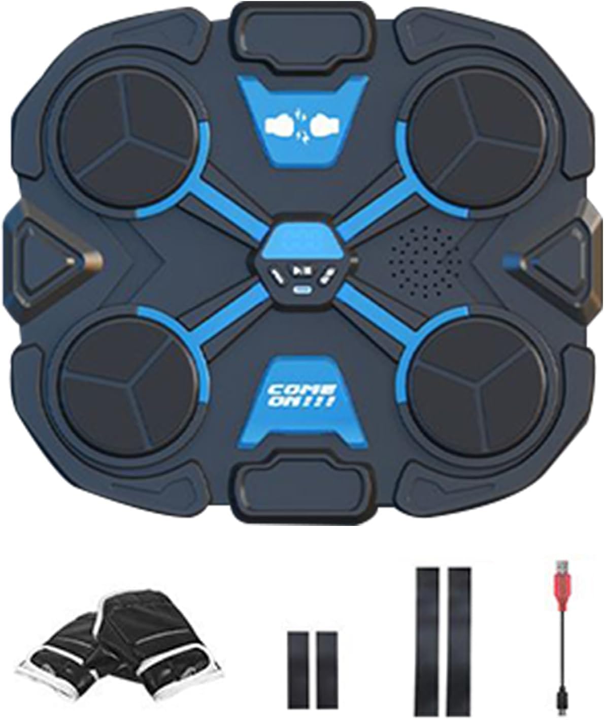 Fravsiu Music Boxing Machine, Smart Wireless Punching Device, Home Boxing Workout Equipment, Interactive Fitness Gear for Adults, Kids, Cardio and Reflex Drills, 14,57 pollici