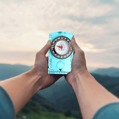 Small Compass for Hiking,Precise Portable Orienteering Compass - Lightweight Travel Supplies, User Friendly Camping Gear for Mountaineering
