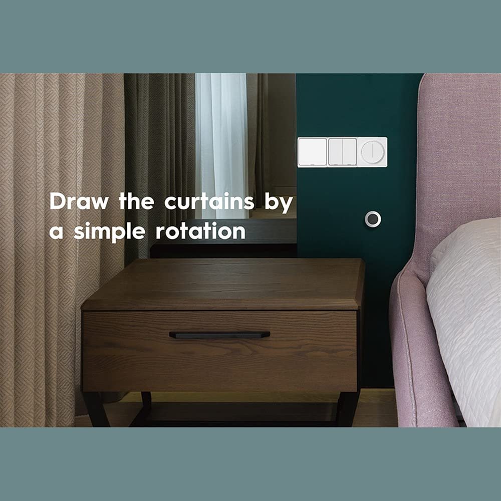 ZigBee 3.0 Smart Rotary Knob Switch, Multi Scene Intelligent Control Knob, Home Automation Switch with Remote APP, Voice Control & Customizable Lighting Device Triggers