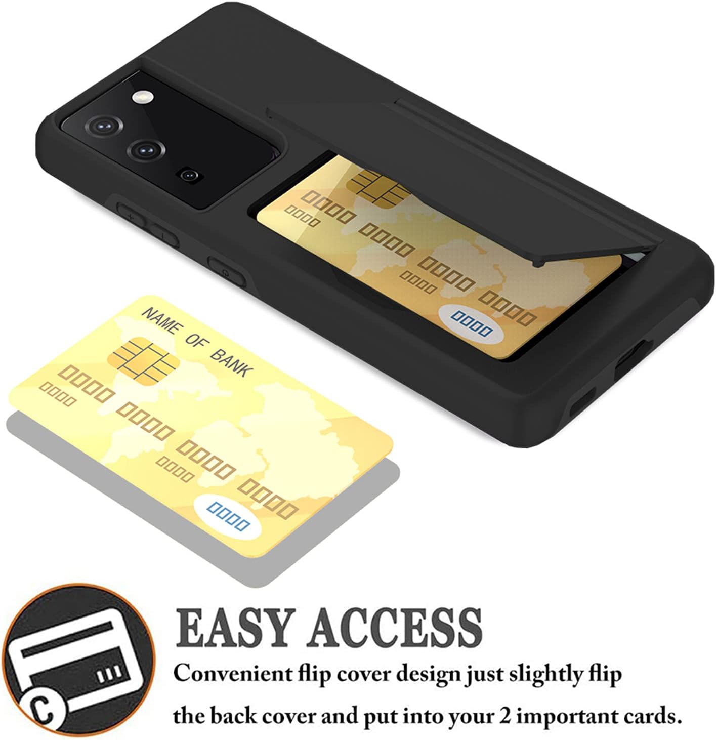 Asuwish Phone Case for Samsung Galaxy S21 Glaxay S 21 5G 6.2 inch with Tempered Glass Screen Protector Cover and Credit Card Holder Stand Slim Hybrid Cell Accessories Gaxaly 21S G5 Women Men Black